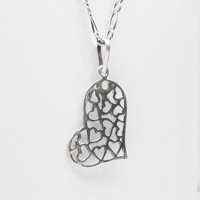Dije Silueta de Corazones de Plata .925 - 3