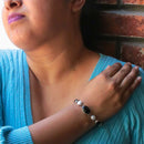 Pulsera Ónix con Perla de Plata .925 - 1