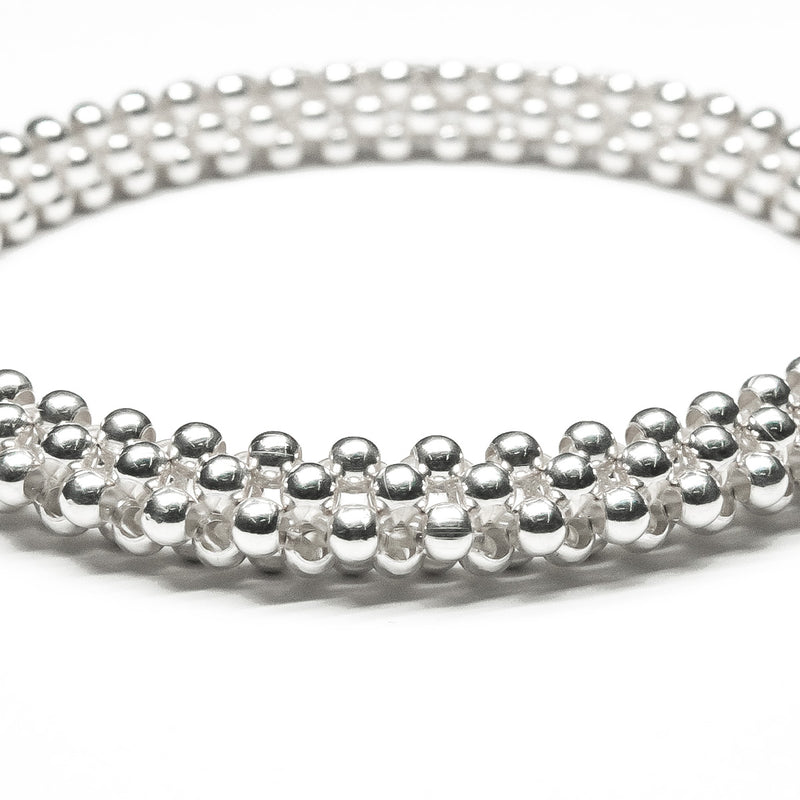 Pulsera Resorte con Bolita de Plata .925 - 3