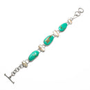 Pulsera Turquesa con Perla de Plata .925 - 2