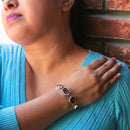 Pulsera con Piedra Geodita de Plata .925 - 1